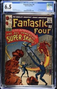 Fantastic Four #18 1963 Marvel Comics CGC 6.5 1st app Super-Skrull