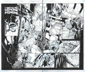 Extraordinary X-Men #4 pgs. 4 & 5 - Mr. Sinister DPS 2016 art by Humberto Ramos