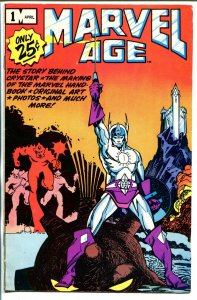 Marvel Age #1 1983-Marvel-Crystar-Walt Simmons-FN