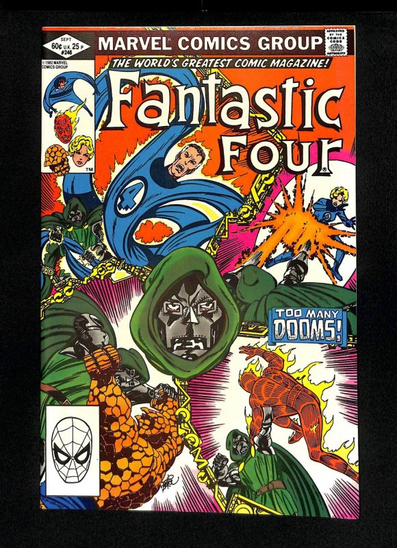 Fantastic Four #246 1st Appearance Infant Terrible!  Jack Kirby!