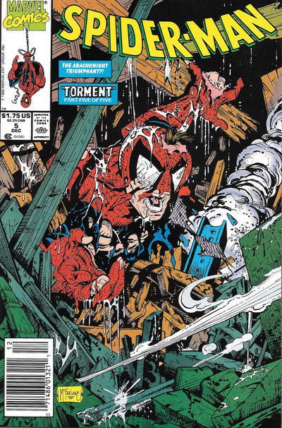 Spider-Man #5 (Newsstand) FN ; Marvel | Todd McFarlane