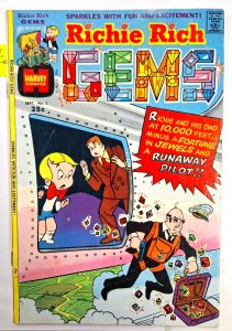 RICHIE RICH GEMS 1 G-VG (SEPTEMBER 1974)