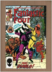Fantastic Four #307 Marvel Comics 1987 Ms. Marvel vs. Diablo VF 8.0