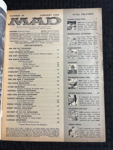 1959 MAD Magazine #44 VG+ 4.5 Alfred E Newman Gets a Christmas Gift