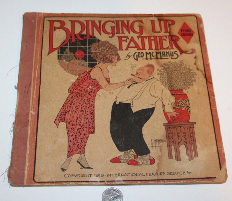 Bringing up Father Platinum Age Comic 1919 First Series Book Strip collection