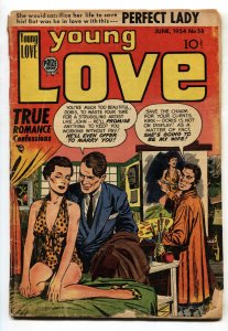 Young Love #58 1954- Spicy art-Simon and Kirby-Golden Age Romance