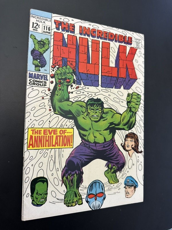 Incredible Hulk  #116 FN/VF “The Eve Of Annihilation!” (Marvel 1969)