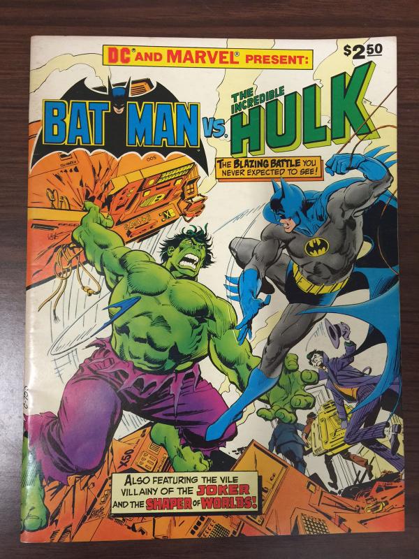 Batman vs. The Incredible Hulk 1981-Treasury comic book-DC