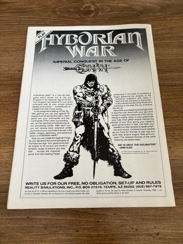 Savage Sword Conan # 184 VF Marvel Comic Book Magazine Barbarian Sonja 4 J307