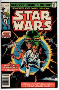 Star Wars #1 Second Print 30-Cent Cover (1977) 7.5 VF- 413