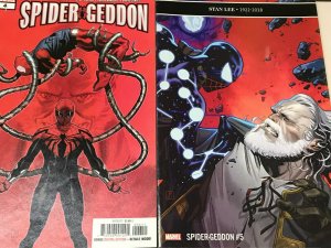 SPIDER-GEDDON#1-5 VF/NM LOT MILES MORALES 2017 MARVEL COMICS