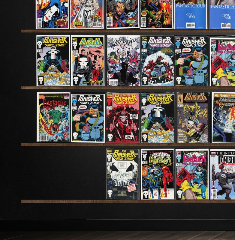 Huge Lot 150+ Comics with Fantastic Four, The Punisher, X-Force & More!