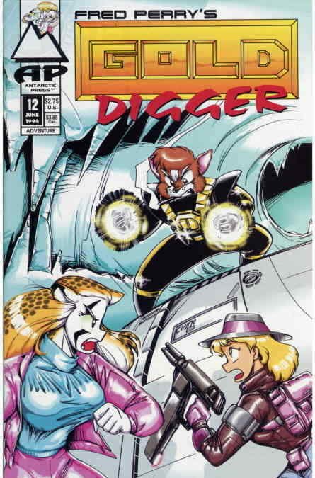 Gold Digger 2nd Series 12 Vf Nm Antarctic Comic Books Modern Age Antarctic Press Gold Digger Hipcomic