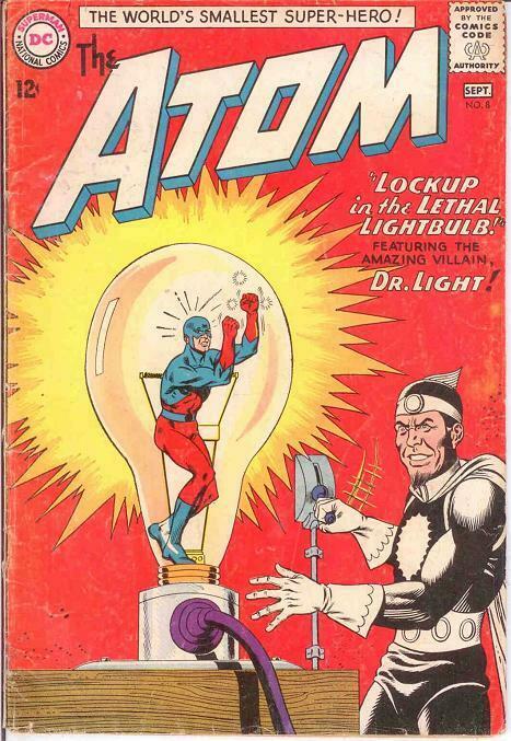 ATOM 8 FR-G  September 1963 JLA X OVER COMICS BOOK