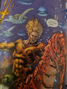 NEW 100 PAGE GIANT WALMART DC AQUAMAN 1 VF+ VS BLACK MANTA