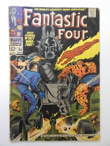 Fantastic Four #80 (1968) GD/VG Condition 1/2 in spine split