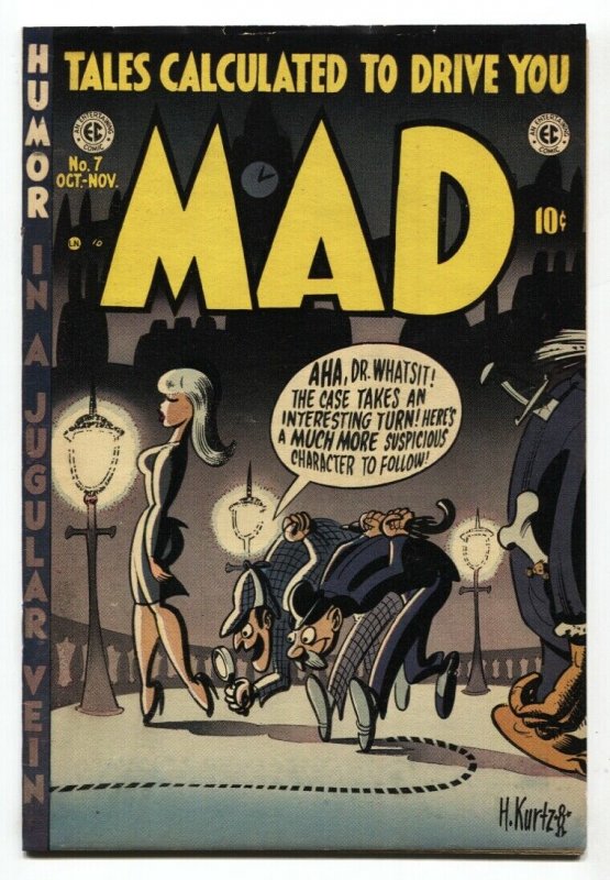 MAD #7-1953-EC COMICS-HARVEY KURTZMAN-WALLY WOOD-FN/VF