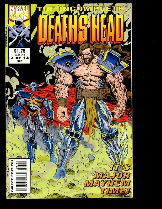 8 Marvel Comics Damage 1 Deaths Head 7 Ice 1 Longshot 4 Defenders 152 +++ DS2