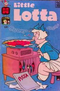 Little Lotta (Vol. 1) #66 POOR ; Harvey | low grade comic July 1966 Pizza Cover