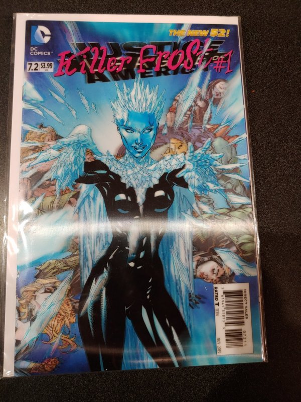 JUSTICE LEAGUE AMERICA #7.2 KILLER FROST #1 LENTICULAR 3D HOT COMIC BOOK