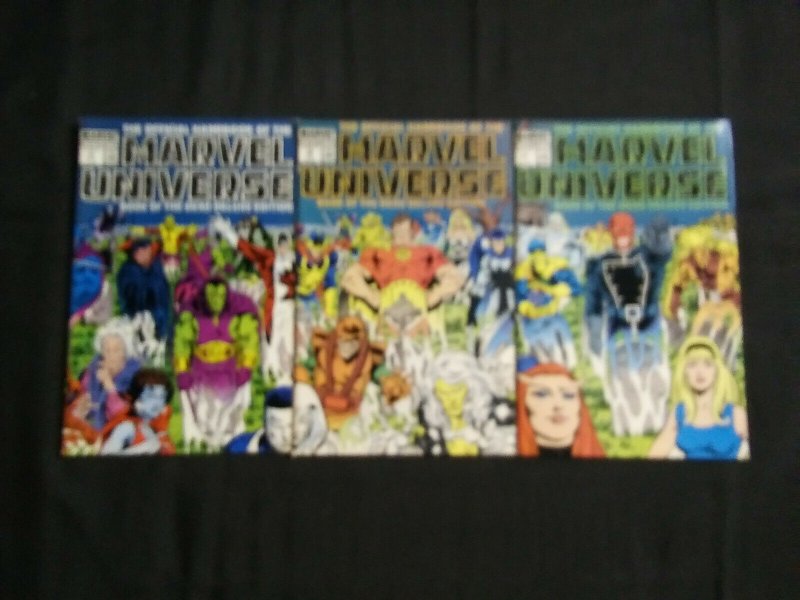 MARVEL UNIVERSE 2 LOTS 1983/85 OF 25 COMICS..1st#1-4,8,10-18,AND 1,6,8-15  F -NM