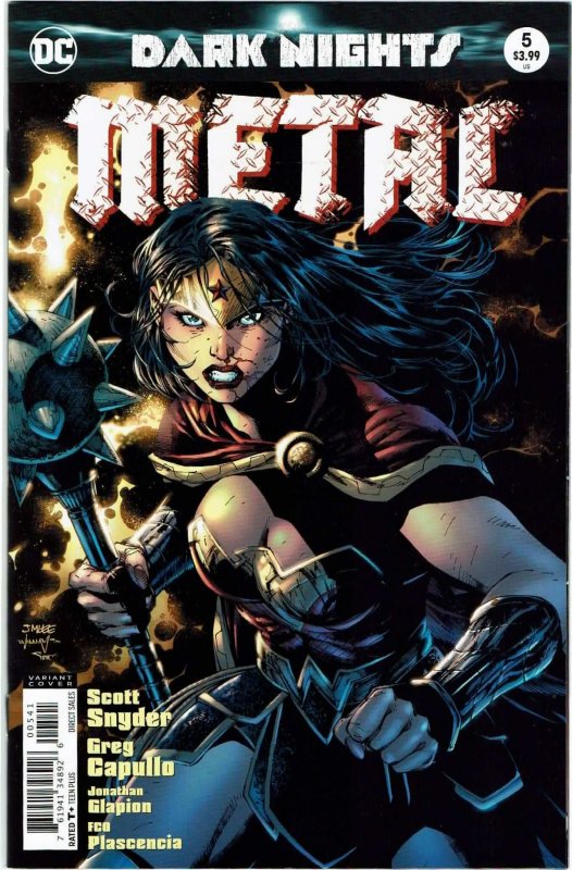 Dark Nights: Metal #5 Jim Lee Variant Wonder Woman NM