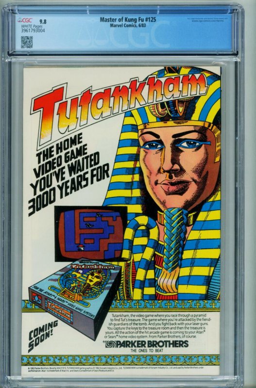 Master of Kung Fu #125  1975 - Marvel -CGC 9.8 - Comic Book-3961793004