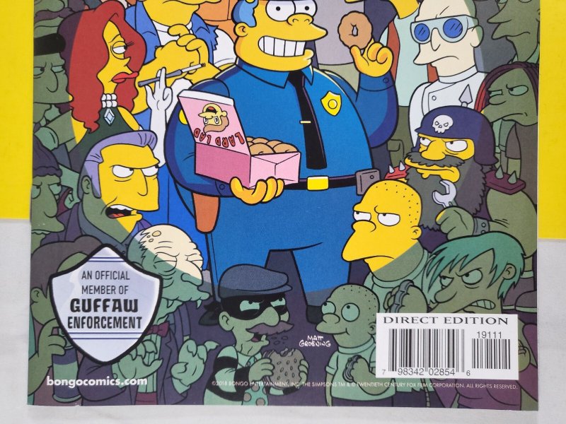 Simpsons One-Shot Wonders Chief Wiggum's Felonious Funnies #1 2018 Bongo Comics