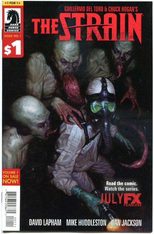 The STRAIN #1, ONE for One, Guillermo del Toro, 2014, VF+, more Horror in store