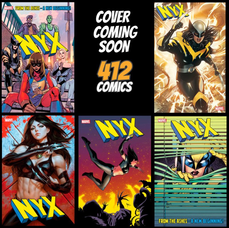 NYX #1 CVR A-F SET OF 6 COVERS (PRESALE 7/24/24) (Copy)