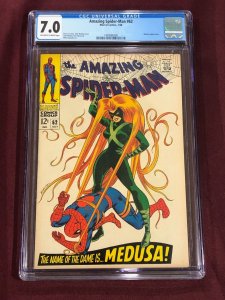 AMAZING SPIDER-MAN 62 CGC 7.0 MEDUSA ESPOSITO STAN LEE 1968