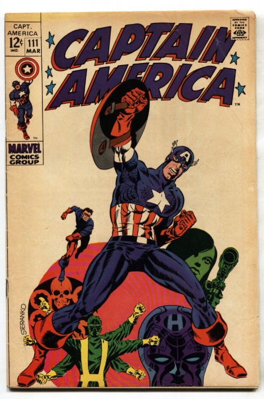 Captain America #111--comic book--1969--Marvel--Death Of Steve Rogers