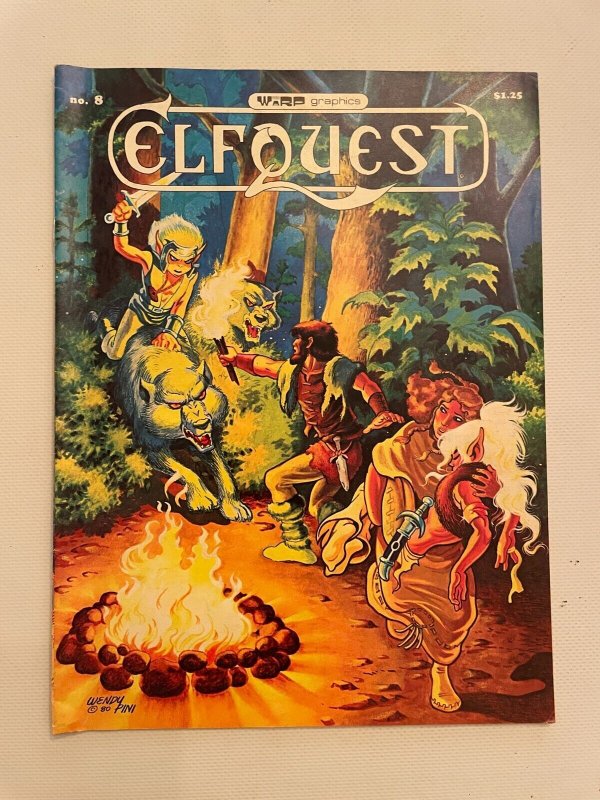 Elfquest # 8 Warp Graphics Graphic Novel Comic Book Pini 7 J260