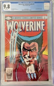 Wolverine limited series 1 CGC 9.8 WP 1st Solo Marvel 1982