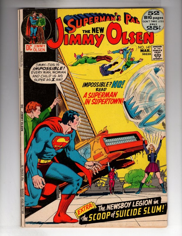 Superman's Pal, Jimmy Olsen #147 (1972)   / MC#102