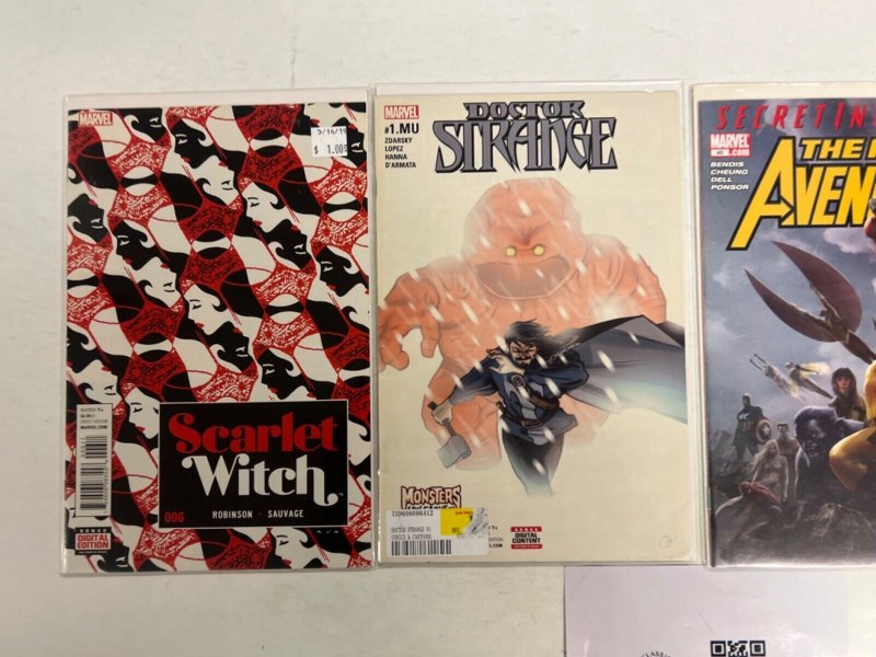 4 Marvel Comics Avengers#45+Scarlet Witch#6+Spiderman#25+D.S.#13 4 JS63