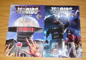 Zeroids: the Return #1-2 VF/NM complete series based on toys - moonstone comics