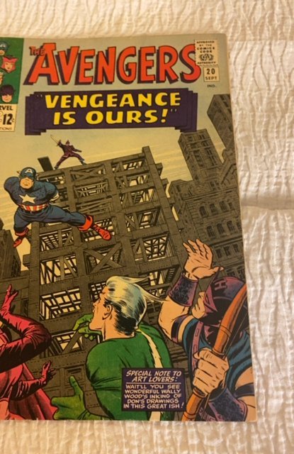 The Avengers #20 (1965)vengeance is ours swordsman