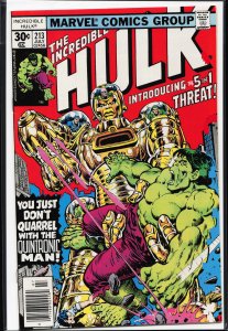 The Incredible Hulk #213 (1977) Hulk