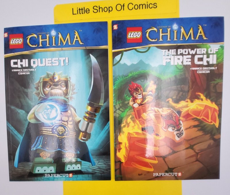 Lego Legends of Chima GN Volume 1, 2, 3, 4, 5, 6 Papercutz