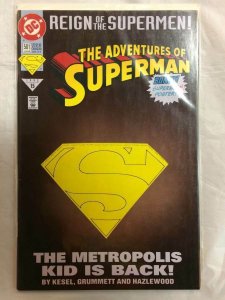 The Adventures of Superman #501 Die-Cut Comic Book DC 1993