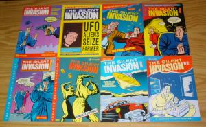 the Silent Invasion #1-12 VF/NM complete series + poster - a sci-fi mystery set