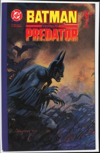 Batman versus Predator [Regular] #1 Batman Cover (1991) Predator