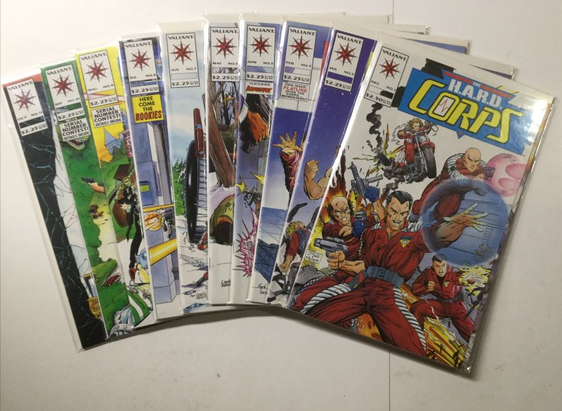 Hard Corps 1-11 1 2 3 4 5 6 7 8 9 10 11 Lot Run Set Near Mint Nm Valiant