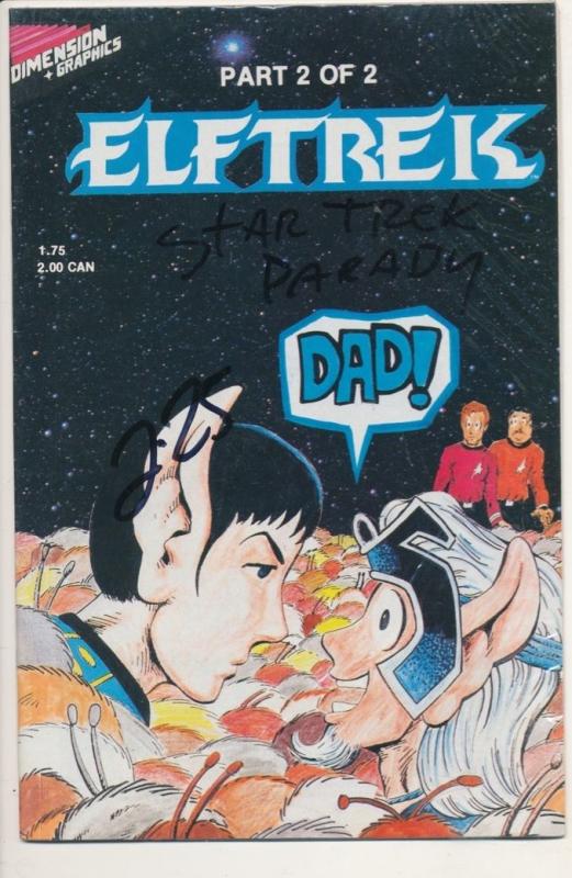 Dimension Comics Elf Trek part 2 of 2 VF/NM (9.0) Star Trek Parody 1986 (583J)