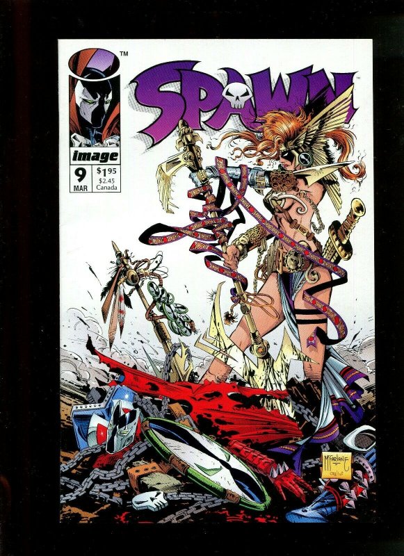 SPAWN #9 (9.2) 1ST ANGELA!! 1993