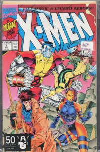 X-Men #1 Colossus and Gambit Cover (1991) X-Men [Key Issue]