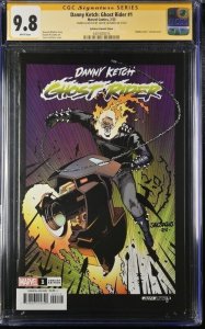 Danny Ketch : Ghost Rider (2023) # 1 (CGC 9.8 SS) Signed sketch  Javier Saltares
