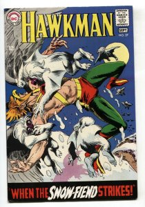 HAWKMAN #27 1968-SNOW FIEND-DC COMICS-VF