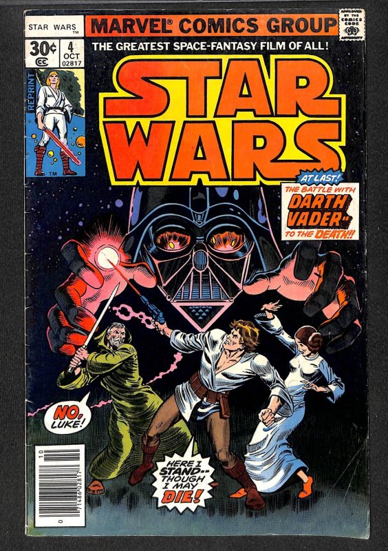 Star Wars #4 VG+ 4.5 Darth Vader!